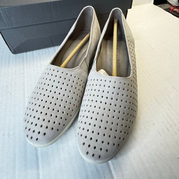 ECCO Felicia Women’s Summer Slip On Shoes Gray Perforated NEW EU41 US10-10.5 - Picture 11 of 11
